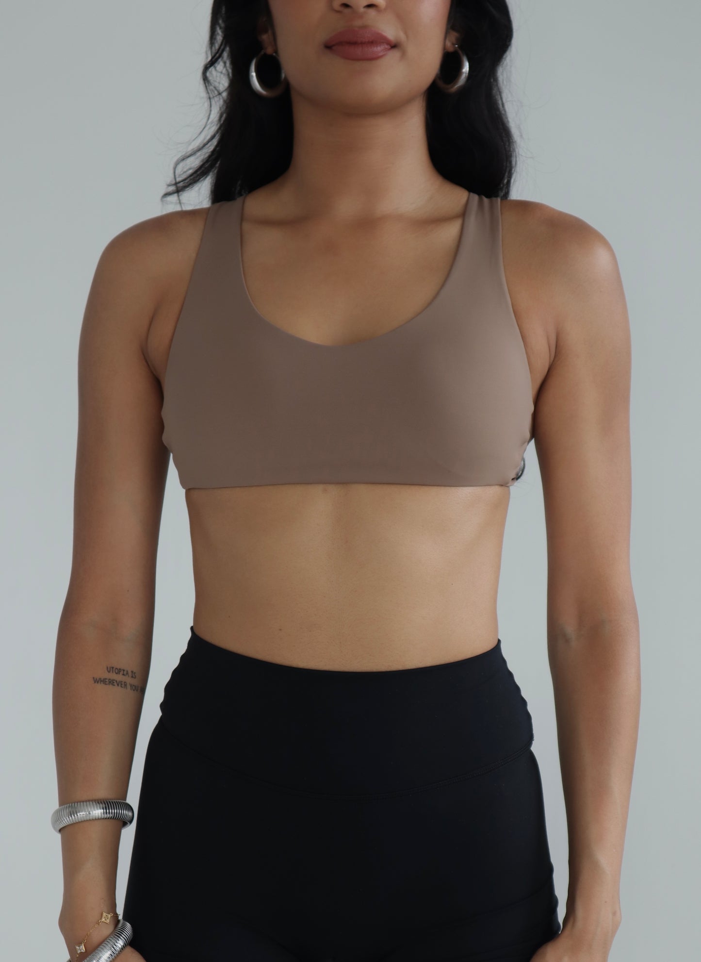 CROSSBACK BRA Mocha