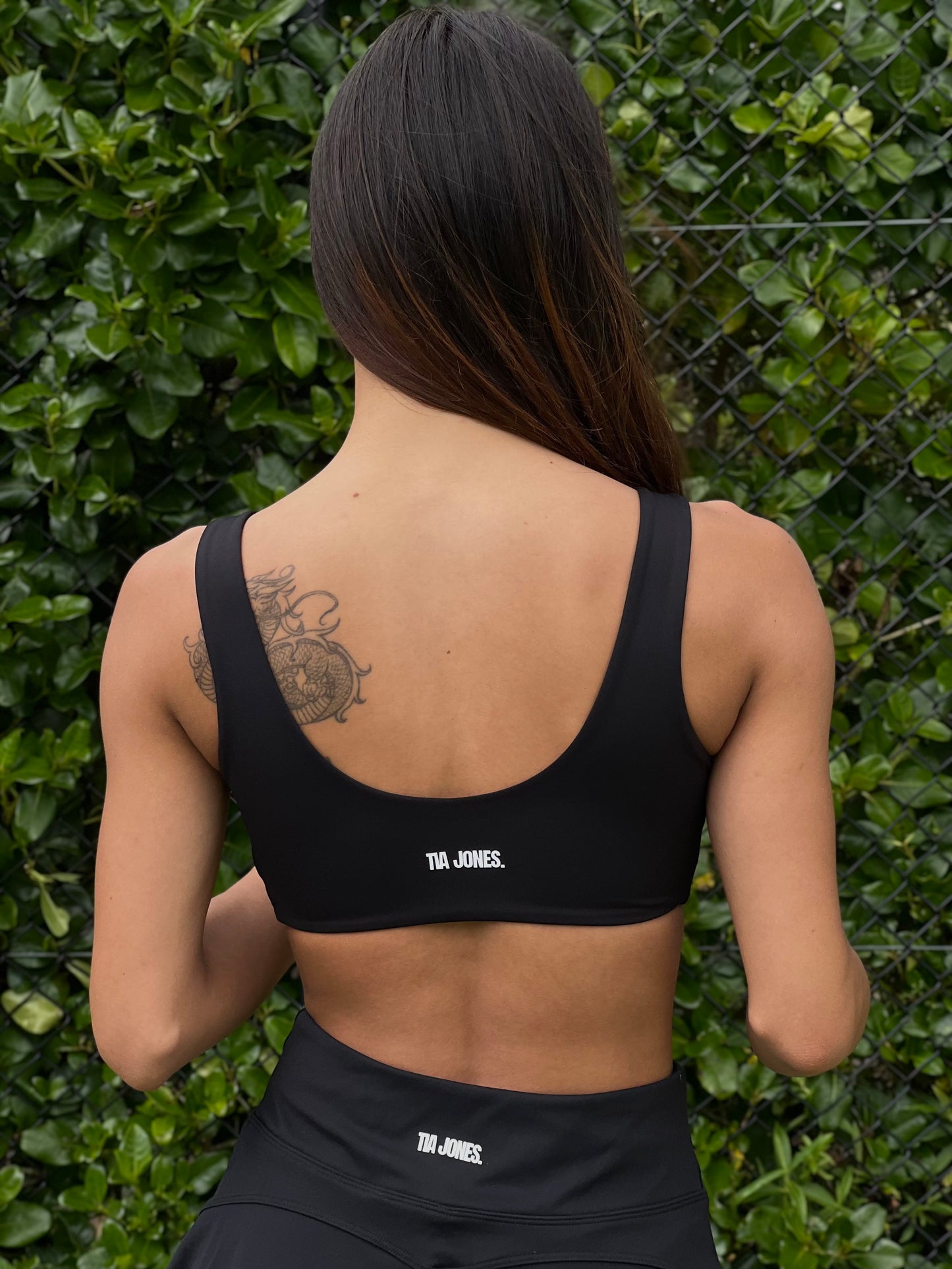 OPENBACK BRA Black